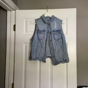 EUC Jean Vest light wash